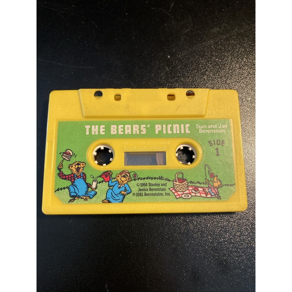 1987 Fisher Price The Bears Picnic Discover A World Of Sounds Cassette‎ Tape